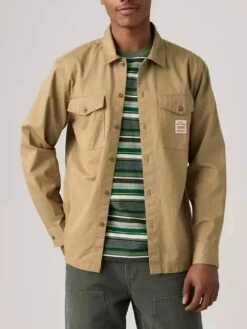 Worker Tiger's Eye Twill Long Sleeve Buttondown Shirt(Levis Worker Tigers Eye Twill Long Sleeve Buttondown Shirt Fa25)