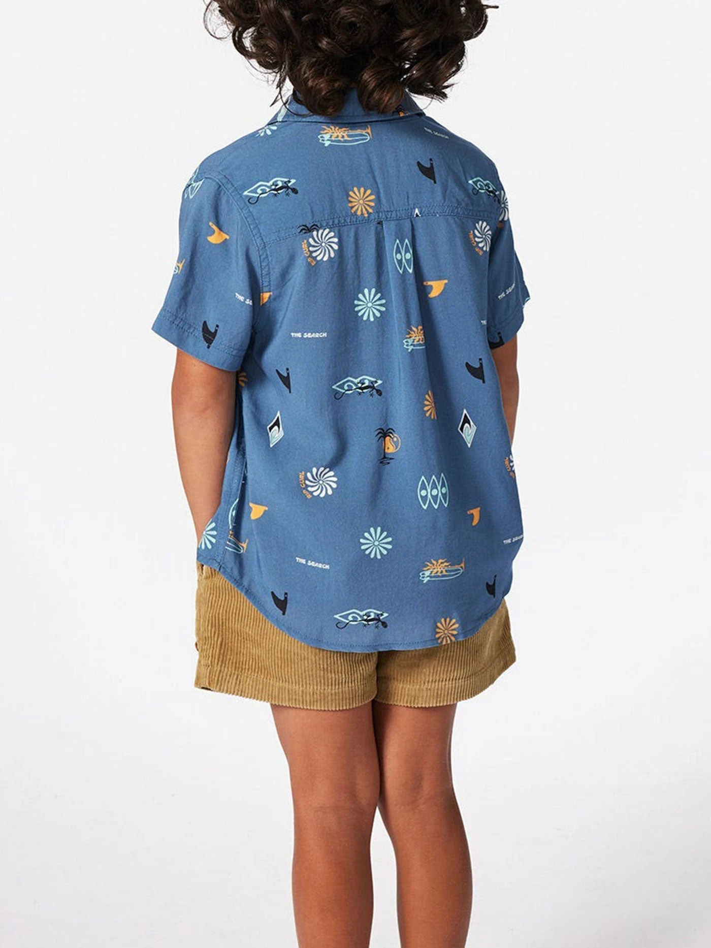 Grom Energy Short Sleeve Buttondown Shirt (Boys 2-7)(Rip Curl Grom Energy Short Sleeve Buttondown Shirt Boys 2 7 Sp25) 2 Grom Energy Short Sleeve Buttondown Shirt (Boys 2-7)(Rip Curl Grom Energy Short Sleeve Buttondown Shirt Boys 2 7 Sp25) - Image 2
