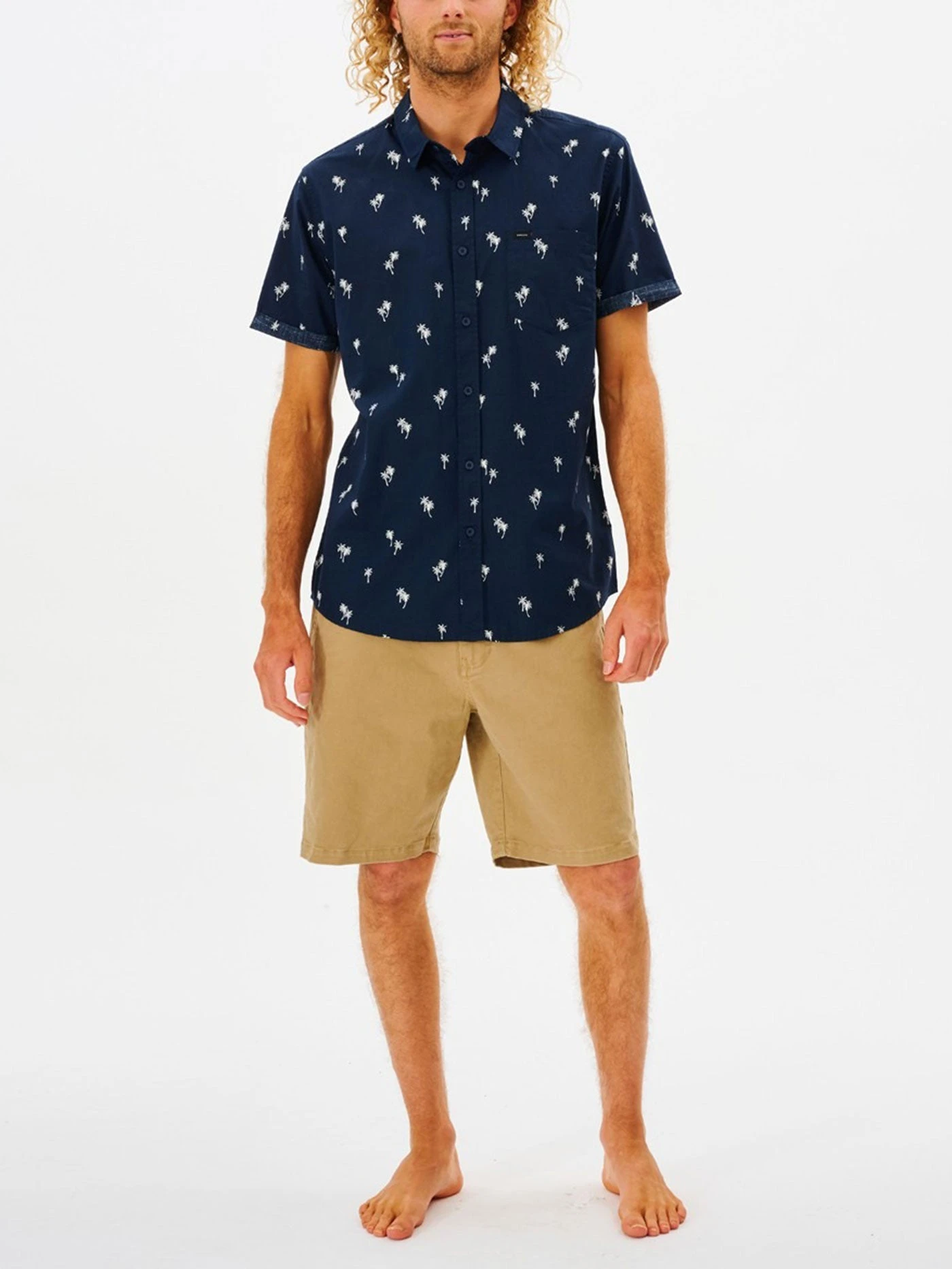 Paradise Palms Short Sleeve Buttondown Shirt(Rip Curl Paradise Palms Short Sleeve Buttondown Shirt Su25) 4 Paradise Palms Short Sleeve Buttondown Shirt(Rip Curl Paradise Palms Short Sleeve Buttondown Shirt Su25) - Image 4