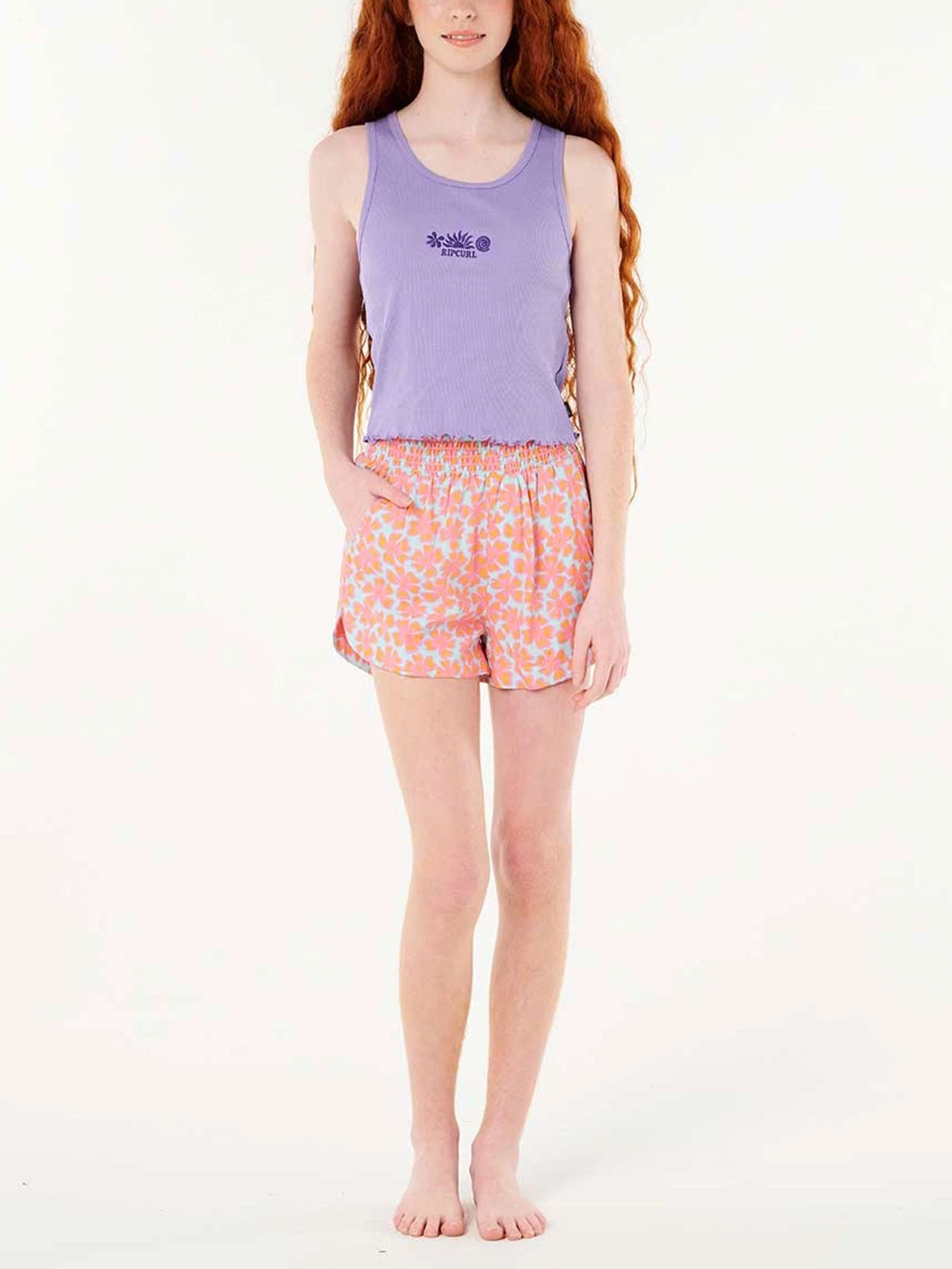 Neon Isles Floral Shorts (Girls 7-14)(Rip Curl Neon Isles Floral Shorts Girls 7 14 Su25) 4 Neon Isles Floral Shorts (Girls 7-14)(Rip Curl Neon Isles Floral Shorts Girls 7 14 Su25) - Image 4