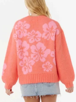 Hibiscus Heat Jacquard Sweater(Rip Curl Hibiscus Jacquard Sweater Women Fa25) -ThinkEmpire Shop 020WKN 3156 2 6 1