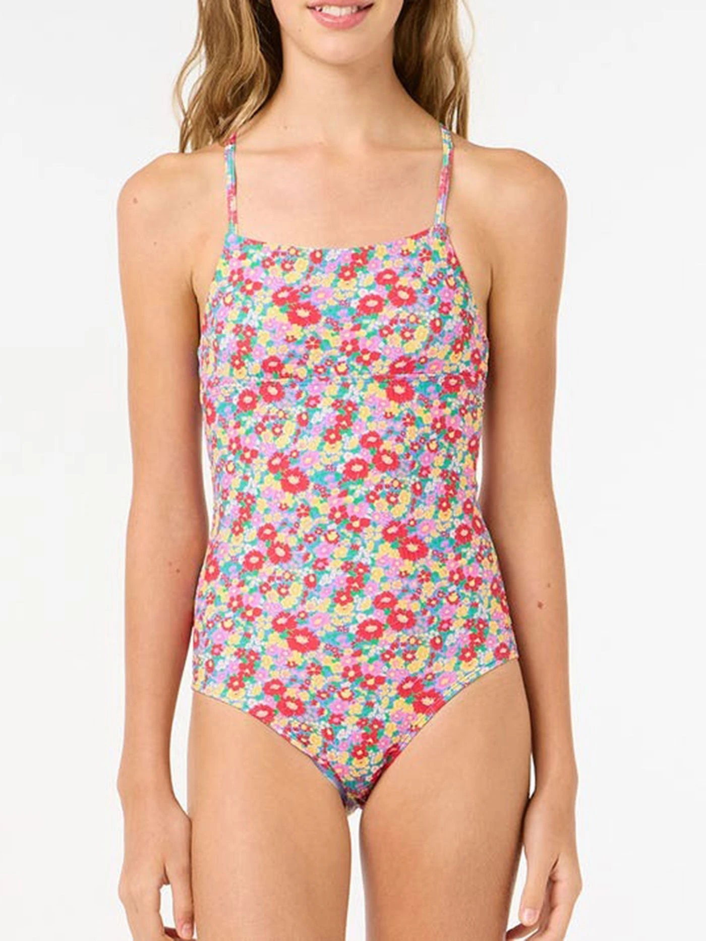 Las Dalias One Piece Swimsuit (Girls 7-14)(Rip Curl Las Dalias One Piece Swimsuit Sp25) 1 Las Dalias One Piece Swimsuit (Girls 7-14)(Rip Curl Las Dalias One Piece Swimsuit Sp25)