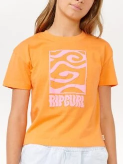 Sun Sol Logo T-Shirt (Girls 7-14)(Rip Curl Sun Sol Logo T Shirt Girls 7 14 Sp25)