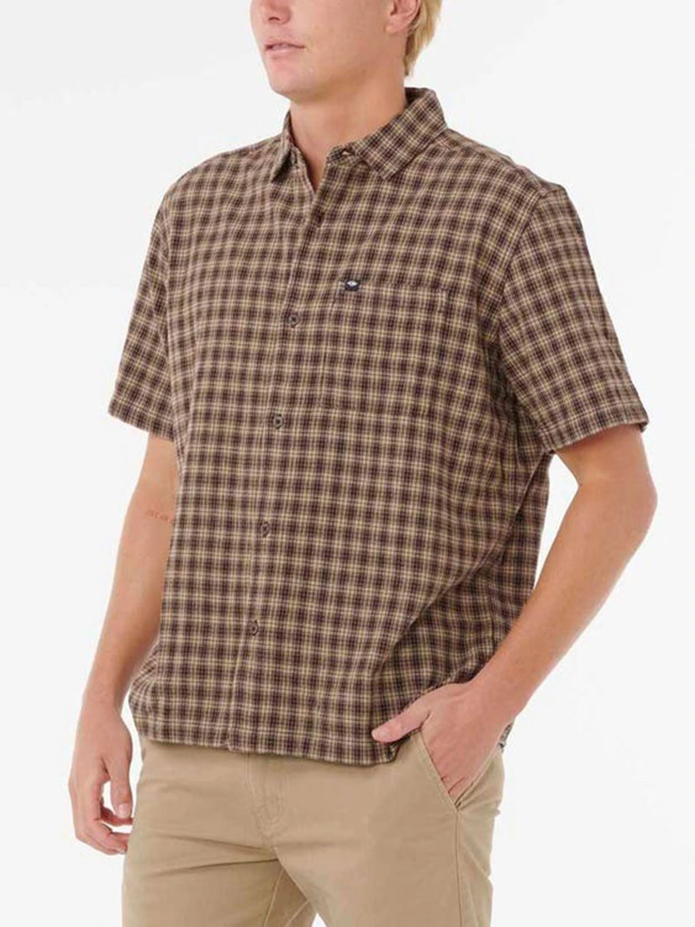 Classic Surf Check Short Sleeve Buttondown Shirt(Rip Curl Classic Surf Check Short Sleeve Buttondown Shirt Fa25) 1 Classic Surf Check Short Sleeve Buttondown Shirt(Rip Curl Classic Surf Check Short Sleeve Buttondown Shirt Fa25)
