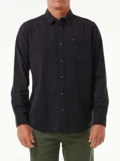 Classic Surf Washed Long Sleeve Buttondown Shirt(Rip Curl Classic Surf Washed Long Sleeve Buttondown Shirt Sp25)