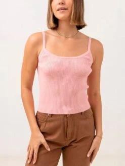 Yumi Tank Top(Rhythm Yumi Tank Top Sp25) -ThinkEmpire Shop 0423w ft04 yumi knit top pink 1