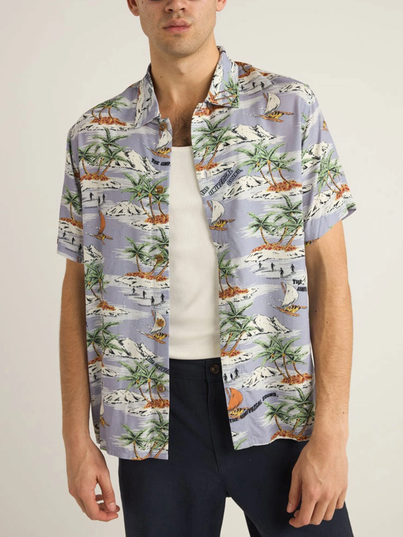 Tropical Short Sleeve Buttondown Shirt(Rhythm Tropical Short Sleeve Buttondown Shirt Su25) 1 Tropical Short Sleeve Buttondown Shirt(Rhythm Tropical Short Sleeve Buttondown Shirt Su25)