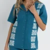 Solitude Short Sleeve Buttondown Shirt(Rhythm Solitude Short Sleeve Buttondown Shirt Women Su25)