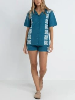 Solitude Short Sleeve Buttondown Shirt(Rhythm Solitude Short Sleeve Buttondown Shirt Women Su25) 7 Solitude Short Sleeve Buttondown Shirt(Rhythm Solitude Short Sleeve Buttondown Shirt Women Su25) -ThinkEmpire Shop 0425W FT09 SOLITUDE KNIT SHIRT 03