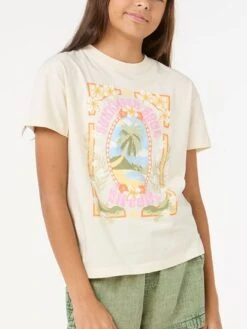 Rip Curl Island Bliss Art T-Shirt (Girls 7-14)(Ripcurl Island Bliss Art T Shirt Sp25) -ThinkEmpire Shop 042GTE 3021 1 1
