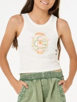 Island Bliss Tank Top (Girls 7-14)(Rip Curl Island Bliss Tank Top Girls 7 14 Sp25)