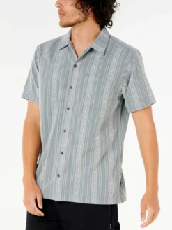 Raw Energy Stripe Short Sleeve Buttondown Shirt(Rip Curl Raw Energy Stripe Short Sleeve Buttondown Shirt Su25) -ThinkEmpire Shop 04YMSH 9755 3 5