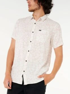 Fun Times Floral Short Sleeve Buttondown Shirt(Rip Curl Fun Times Floral Short Sleeve Buttondown Shirt Su25)