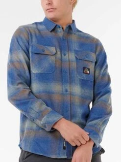 Search Wool Flannel Long Sleeve Buttondown Shirt(Rip Curl Search Wool Flannel Long Sleeve Buttondown Shirt Fa25)