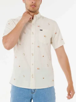 Skelly Beach Short Sleeve Buttondown Shirt(Rip Curl Skelly Beach Short Sleeve Buttondown Shirt Fa25) 10 Skelly Beach Short Sleeve Buttondown Shirt(Rip Curl Skelly Beach Short Sleeve Buttondown Shirt Fa25) -ThinkEmpire Shop 05XMSH 0003 1 1