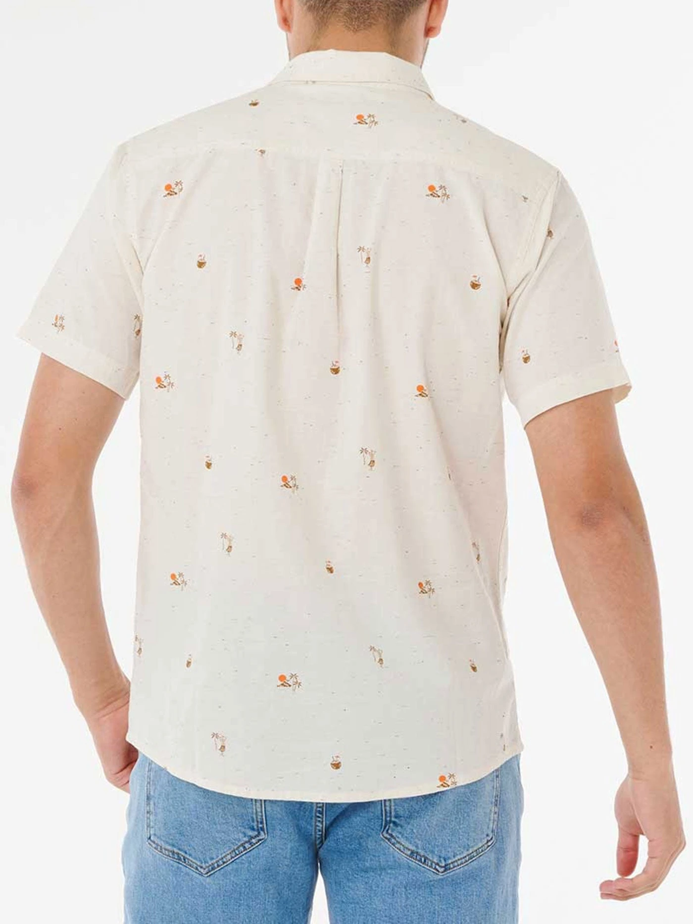 Skelly Beach Short Sleeve Buttondown Shirt(Rip Curl Skelly Beach Short Sleeve Buttondown Shirt Fa25) 6 Skelly Beach Short Sleeve Buttondown Shirt(Rip Curl Skelly Beach Short Sleeve Buttondown Shirt Fa25) - Image 6