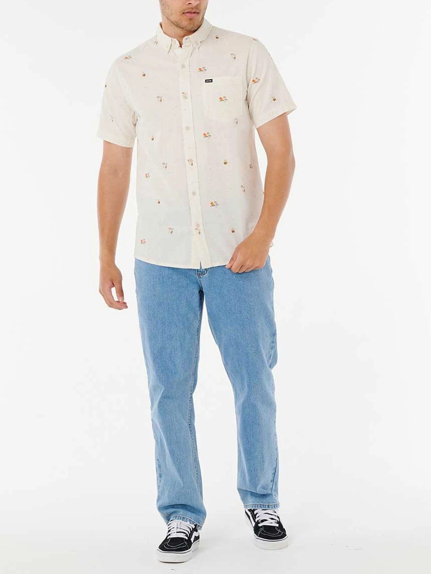 Skelly Beach Short Sleeve Buttondown Shirt(Rip Curl Skelly Beach Short Sleeve Buttondown Shirt Fa25) 7 Skelly Beach Short Sleeve Buttondown Shirt(Rip Curl Skelly Beach Short Sleeve Buttondown Shirt Fa25) - Image 7