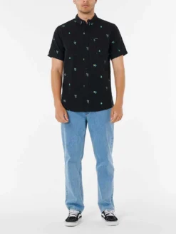 Skelly Beach Short Sleeve Buttondown Shirt(Rip Curl Skelly Beach Short Sleeve Buttondown Shirt Fa25) 9 Skelly Beach Short Sleeve Buttondown Shirt(Rip Curl Skelly Beach Short Sleeve Buttondown Shirt Fa25) -ThinkEmpire Shop 05XMSH 0090 4