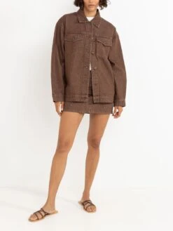 Oversized Denim Jacket(Rhythm Oversized Denim Jacket Women Fa25) -ThinkEmpire Shop 0725W JK02 OVERSIZEDDENIMSHACKET2