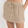 Cove Stripe Skirt(Rhythm Cove Stripe Skirt Women Fa25)