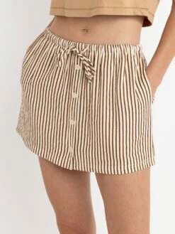 Cove Stripe Skirt(Rhythm Cove Stripe Skirt Women Fa25)