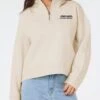 Surf Puff 1/4 Zip Sweater(Rip Curl Surf Puff 1 4 Zip Sweater Women Fa25)