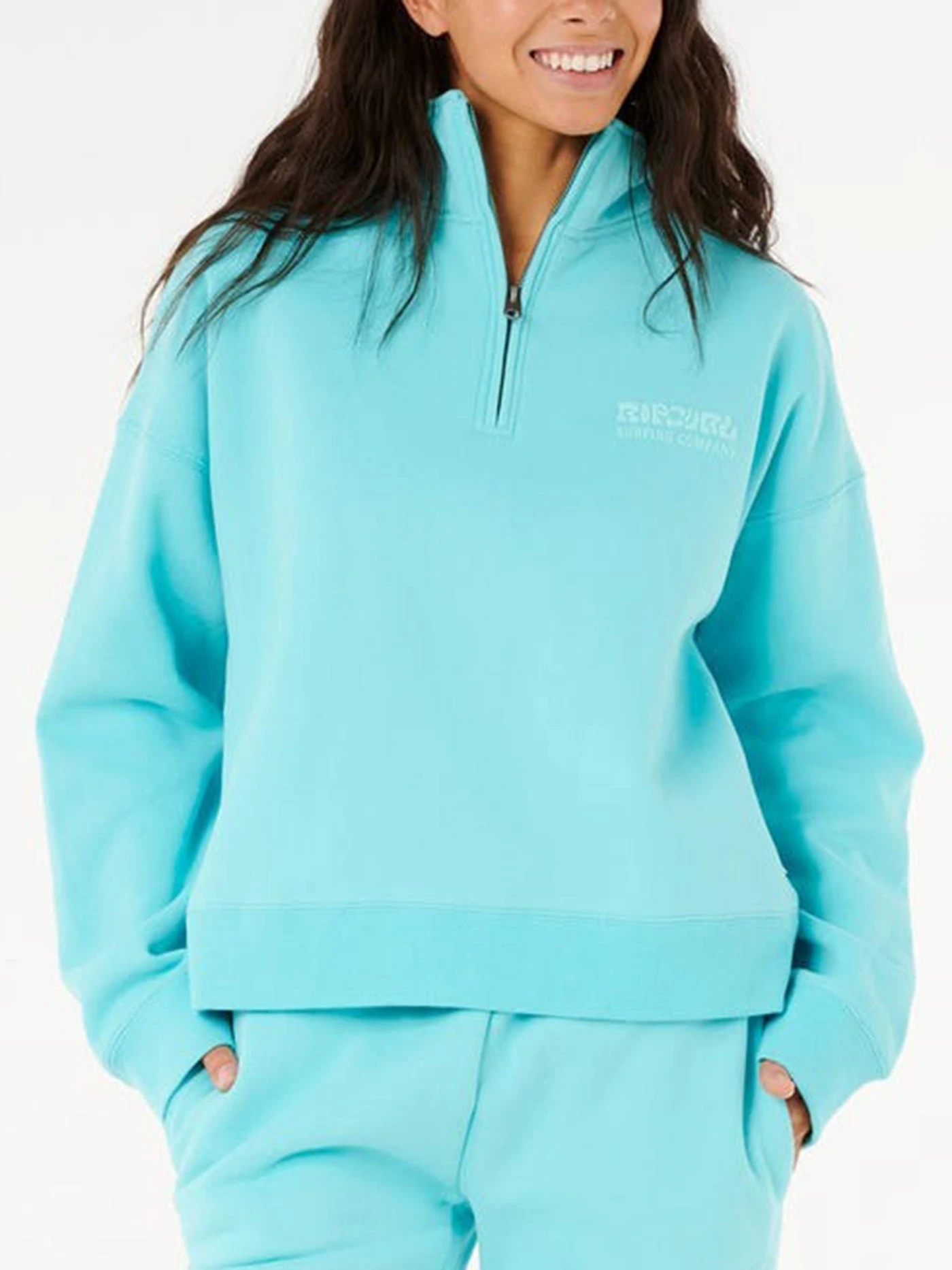 Surf Puff 1/4 Zip Sweater(Rip Curl Surf Puff 1 4 Zip Sweater Su25) 3 Surf Puff 1/4 Zip Sweater(Rip Curl Surf Puff 1 4 Zip Sweater Su25) - Image 3