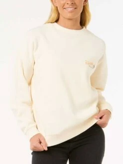 Cala Vadella Heritage Crewneck Sweatshirt(Rip Curl Cala Vadella Heritage Crewneck Sweatshirt Women Sp25)