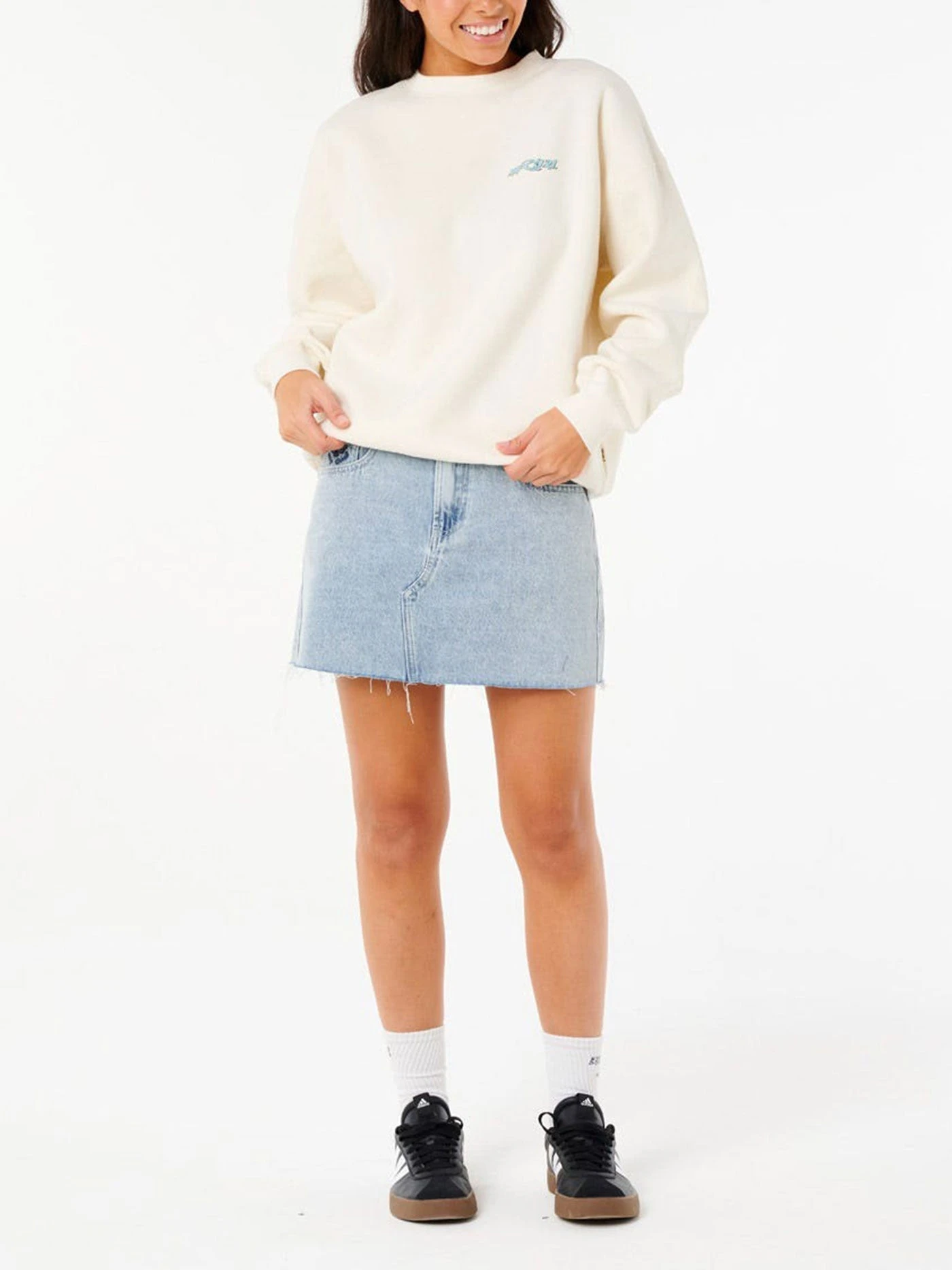 Neon Diamond Heritage Crewneck Sweatshirt(Rip Curl Neon Diamond Heritage Crewneck Sweatshirt Women Su25) 4 Neon Diamond Heritage Crewneck Sweatshirt(Rip Curl Neon Diamond Heritage Crewneck Sweatshirt Women Su25) - Image 4