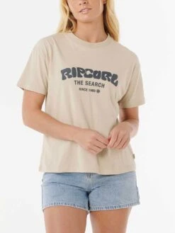 Surf Puff Relaxed T-Shirt(Rip Curl Surf Puff Relaxed T Shirt Women Fa25)