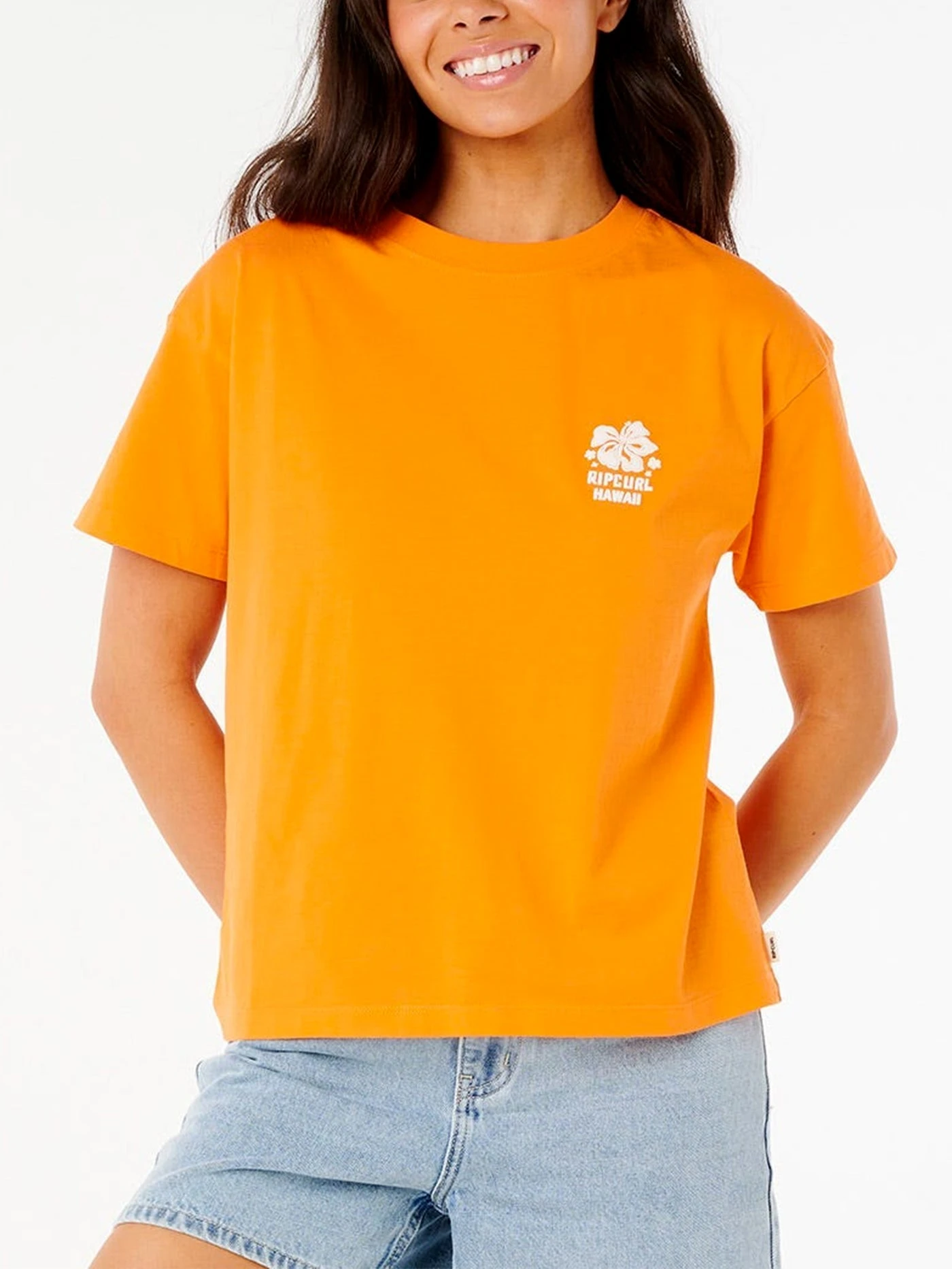 Hibiscus T-Shirt(Rip Curl Hibiscus T Shirt Su25) 2 Hibiscus T-Shirt(Rip Curl Hibiscus T Shirt Su25) - Image 2