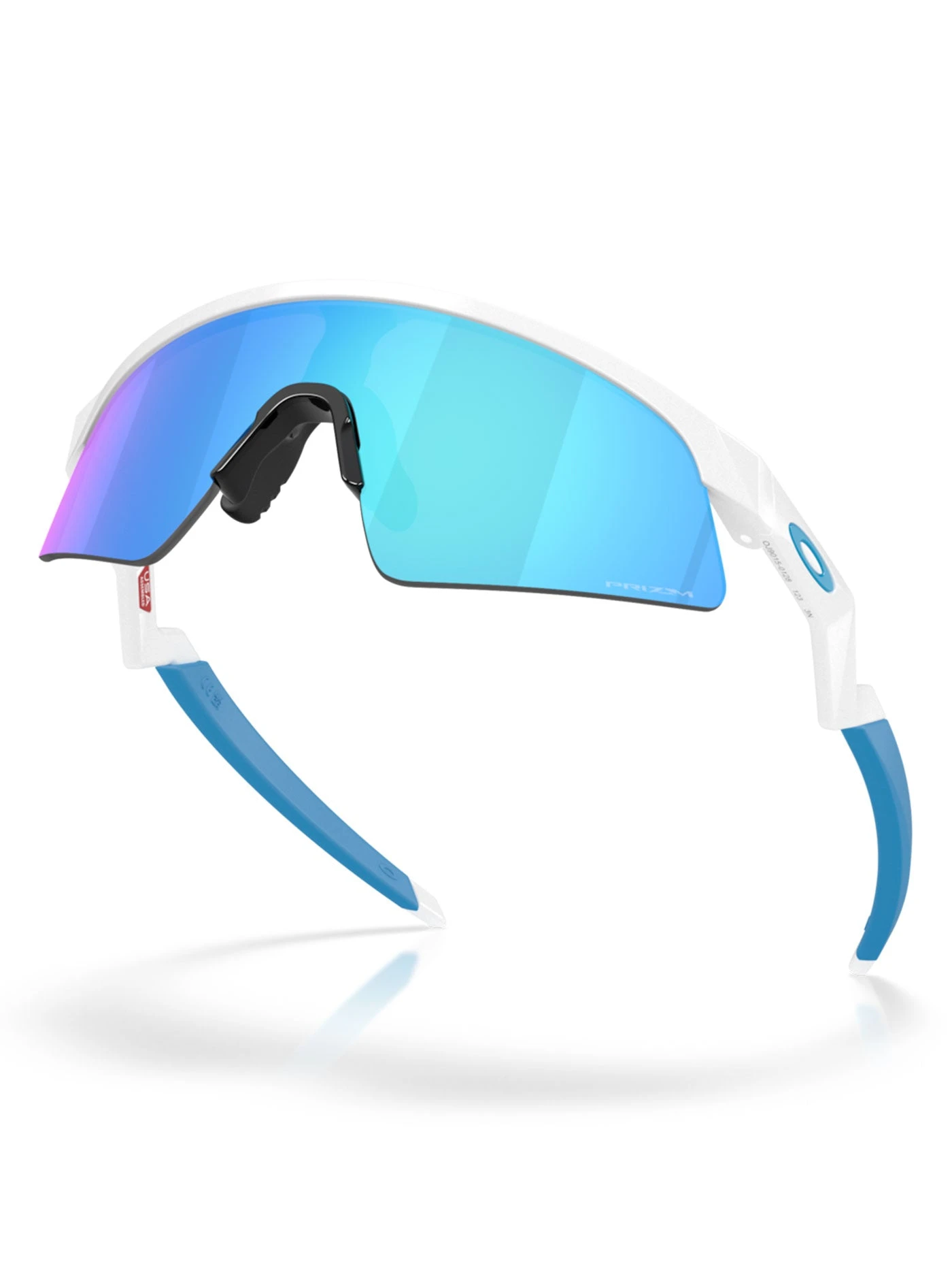 Resistor Sweep Polished White/Prizm Sapphire Sunglasses (Kids)(Oakley Resistor Sweep Polished White Prizm Sapphire Sunglasses 2025) 4 Resistor Sweep Polished White/Prizm Sapphire Sunglasses (Kids)(Oakley Resistor Sweep Polished White Prizm Sapphire Sunglasses 2025) - Image 4