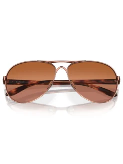 Feeback Rose Gold/VR50 Brown Gradient Sunglasses(Oakley Feedback Rose Gold Vr50 Brown Gradient Sunglasses Women 2025) -ThinkEmpire Shop 0OO4079 407901 P21 shad cfr