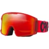 Line Miner L Matte B1B Redline/Prizm Torch Irid Goggle(Oakley Line Miner L Matte B1b Redline Prizm Torch Irid Goggle Wt25)