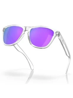 Frogskins Polished Clear/Prizm Violet Sunglasses(Oakley Frogskins Polished Clear Prizm Violet Sunglasses 2025) -ThinkEmpire Shop 0OO9013 9013H7 P21 shad al1
