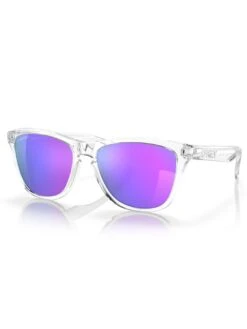 Frogskins Polished Clear/Prizm Violet Sunglasses(Oakley Frogskins Polished Clear Prizm Violet Sunglasses 2025)