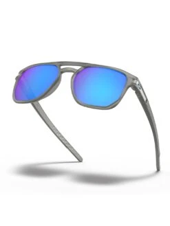 Latch Beta Matte Grey Ink/Prizm Sapphire Polarized Sunglasses(Oakley Latch Beta Sunglasses Matte Grey Ink Prizm Sapphire Polarized) -ThinkEmpire Shop 0OO9436 943606 STD shad al1