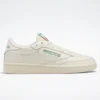Club C 85 Vintage Chalk/Alabaster/Glen Green Shoes(Reebok Club C 85 Vintage Chalk Alabaster Glen Green Shoes Women Co)