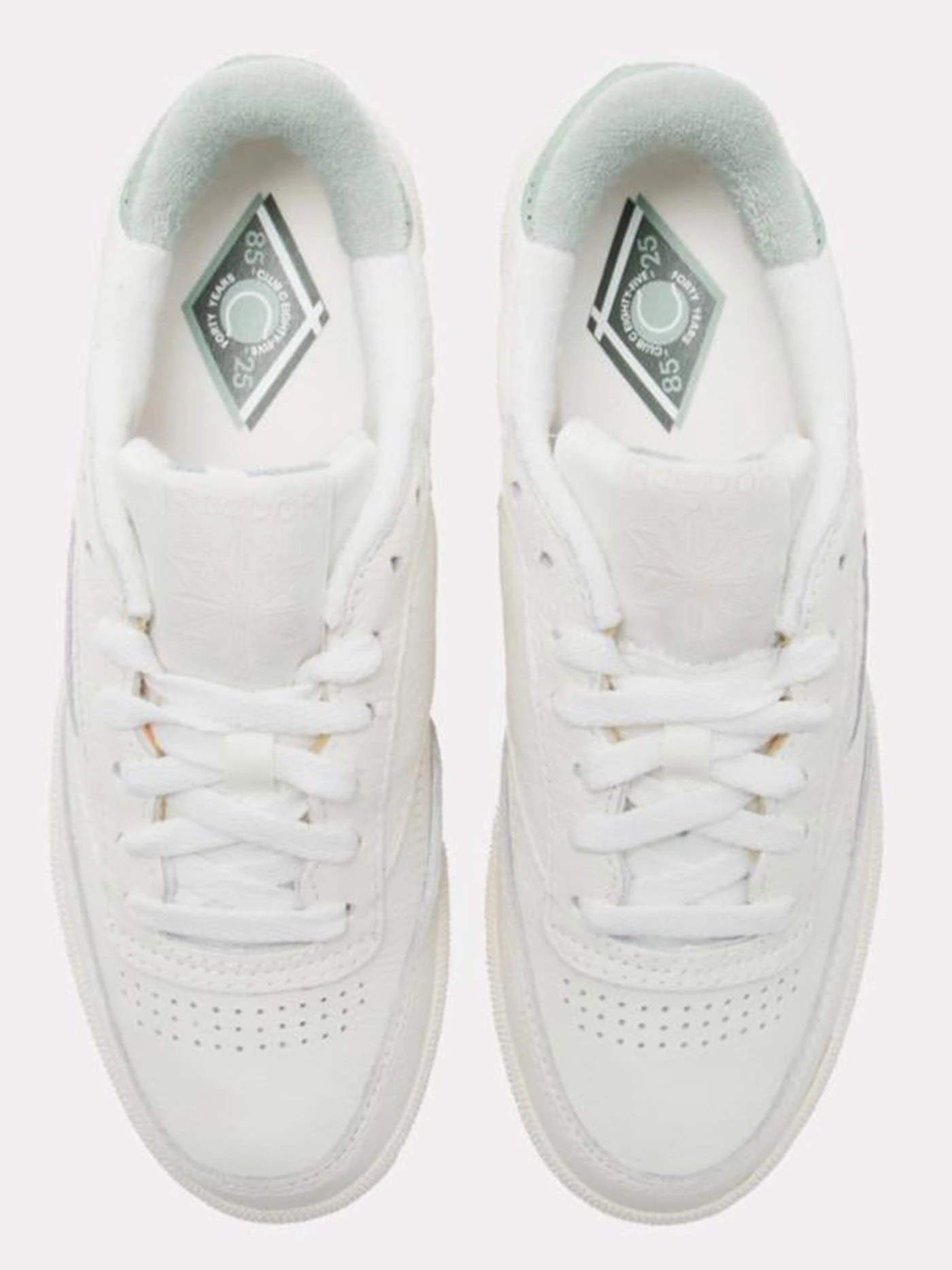 Club C 85 Vintage Chalk/Hybrid Green/Breakaway Green Shoes(Reebok Club C 85 Vintage Chalk Hybrid Green Breakaway Green Shoes Women Sp25) 5 Club C 85 Vintage Chalk/Hybrid Green/Breakaway Green Shoes(Reebok Club C 85 Vintage Chalk Hybrid Green Breakaway Green Shoes Women Sp25) - Image 5