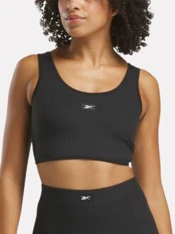 Rib Multi-Way Bralette Tank Top(Reebok Rib Multi Way Bralette Tank Top Sp25)