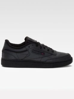 Club C 85 Fondation Black/Black/Grey 6 Shoes(Reebok Cluc C 85 Fondation Black Black Grey 6 Shoes Women Fa24)