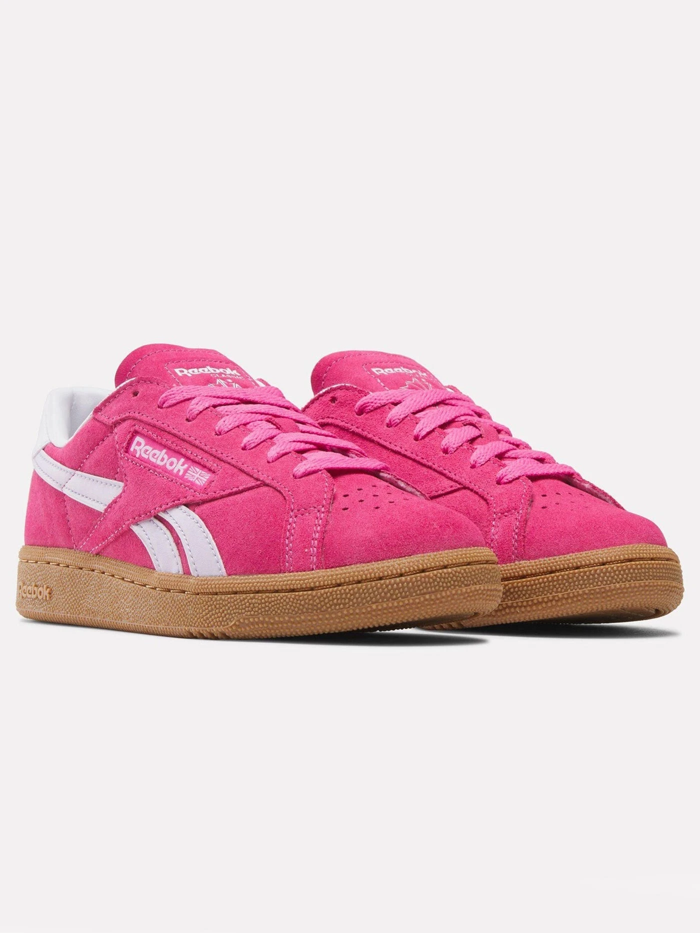 Club C Grounds UK True Pink/Digital Gleam/Gum Shoes(Reebok Club C Grounds Uk True Pink Digital Gleam Gum Shoes Women Sp25) 2 Club C Grounds UK True Pink/Digital Gleam/Gum Shoes(Reebok Club C Grounds Uk True Pink Digital Gleam Gum Shoes Women Sp25) - Image 2