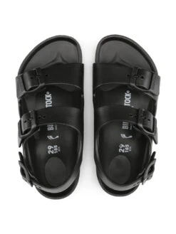 Milano Eva N Black Sandals (Kids)(Birkenstock Milano Eva N Black Sandals Kids Sp25) -ThinkEmpire Shop 1009353 top