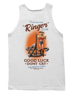 Ringer Club Tank Top(Loser Machine Ringer Club Tank Top Su25) -ThinkEmpire Shop 102000090 WHT 1