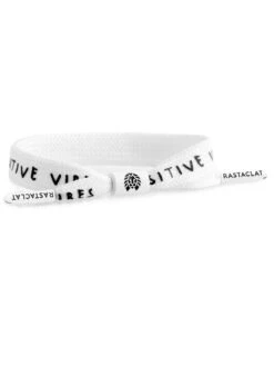 Positive Vibes Single Lace White Bracelet(Rastaclat Positive Vibes Single Lace White Bracelet 2024)