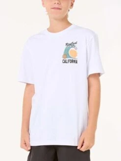 Stoked Destination T-Shirt (Boys 7-14)(Rip Curl Stoked Destination T Shirt Boys 7 14 Sp25)