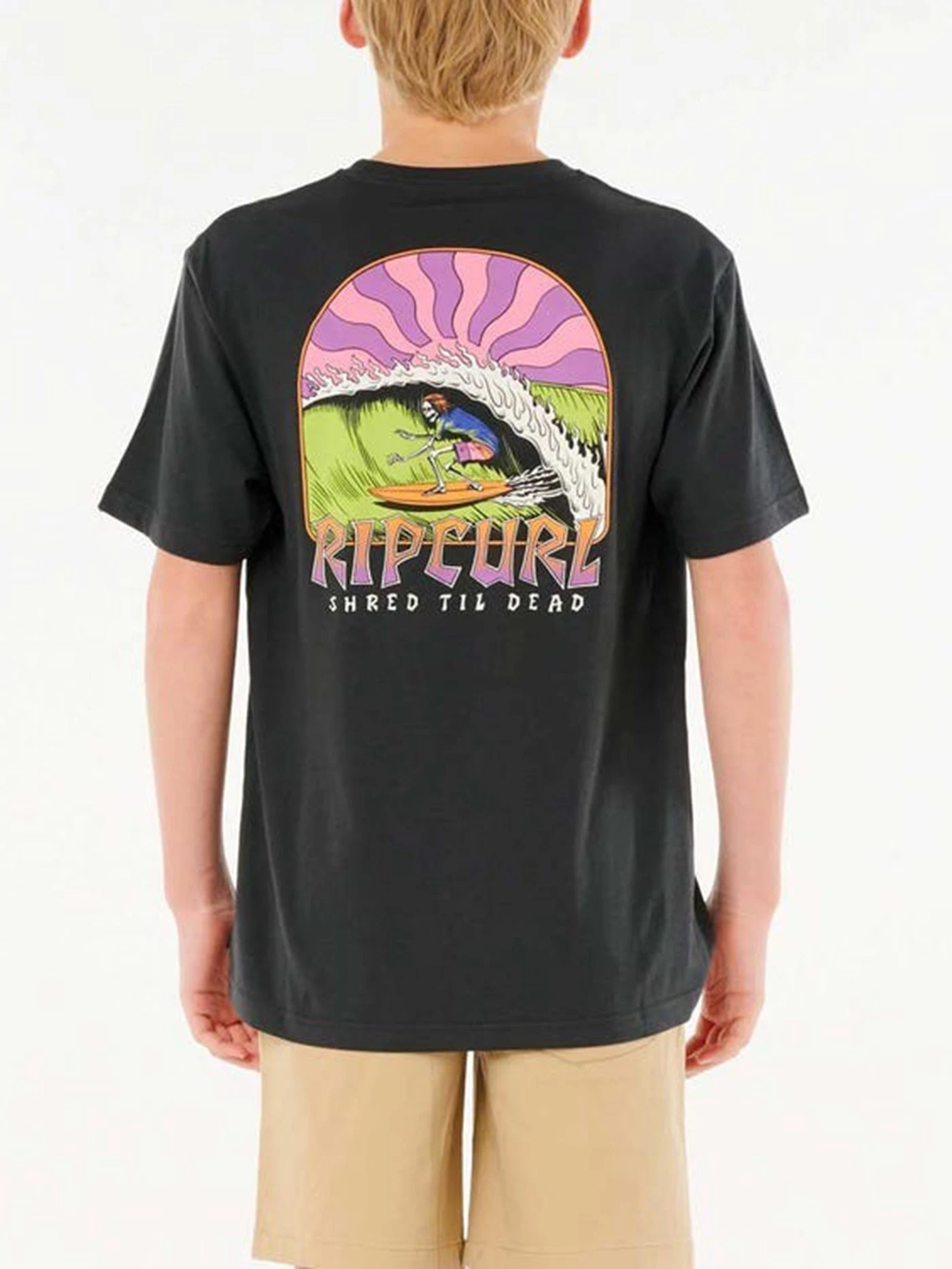 Shred Til T-Shirt (Boys 7-14)(Rip Curl Shred Til T Shirt Boys 7 14 Su25) 5 Shred Til T-Shirt (Boys 7-14)(Rip Curl Shred Til T Shirt Boys 7 14 Su25) - Image 5