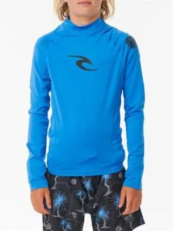 Dermoprotecteur Icon Surflite Long Sleeve Rashguard (Boys 7-14)(Rip Curl Dermoprotecteur Icon Surflite Long Sleeve Rashguard Boys 7 14 Sp25)