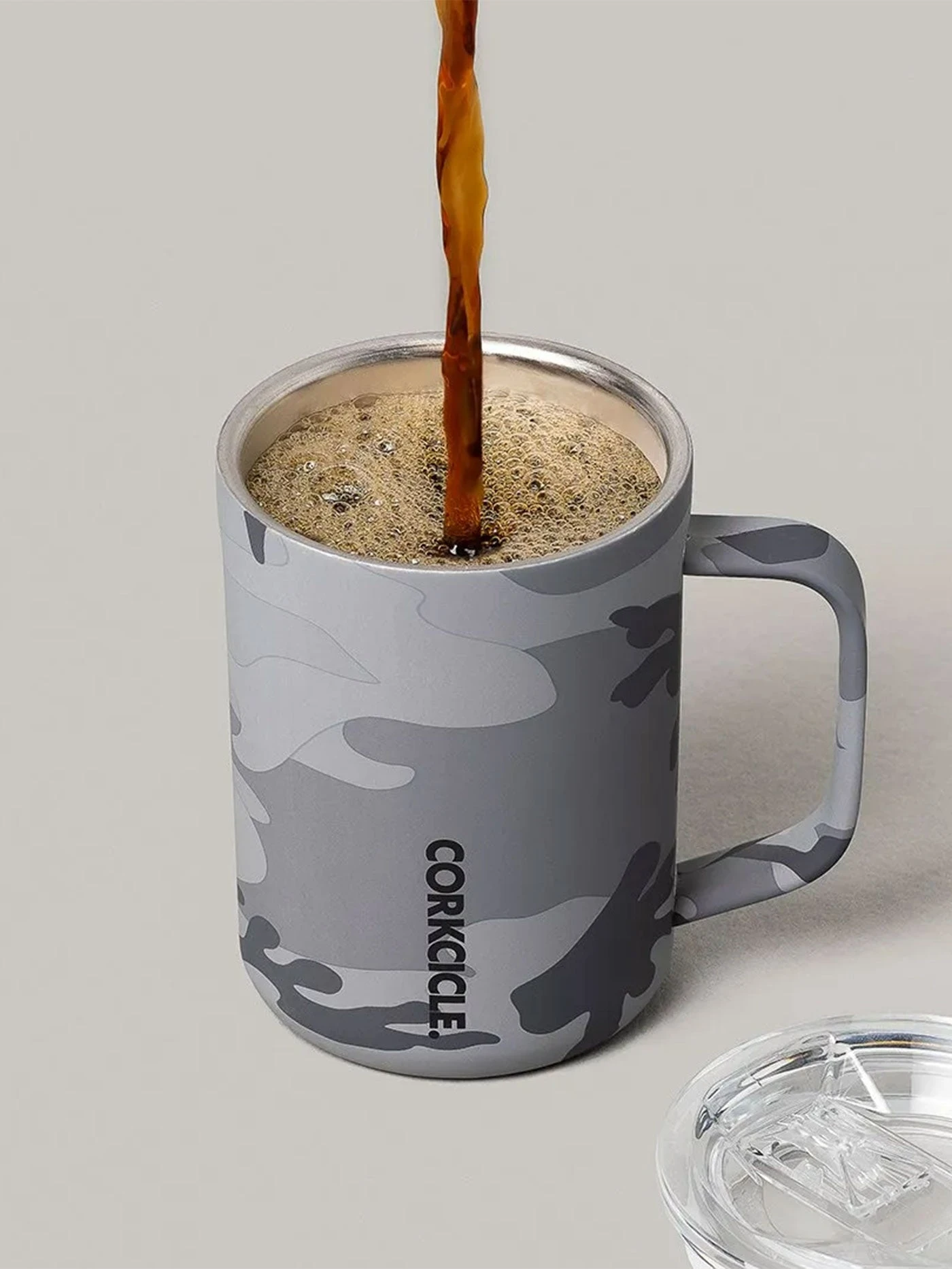 Camo 16oz Grey Camo Coffee Mug(Corkcicle Camo 16oz Coffee Mug Grey Camo Co) 2 Camo 16oz Grey Camo Coffee Mug(Corkcicle Camo 16oz Coffee Mug Grey Camo Co) - Image 2