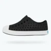 Jefferson Jiffy Black/Shell White Shoes (Little Kids)(Native Jefferson Juffy Black Shell White Shoes Little Kids Co)